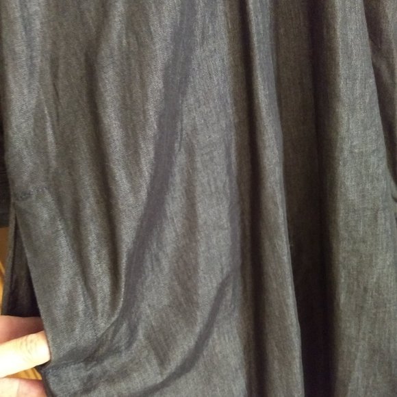 vintage y2k Nau dark wash chambray shirtdress EUC 🎈HOST PICK 🎈 - Picture 5 of 9